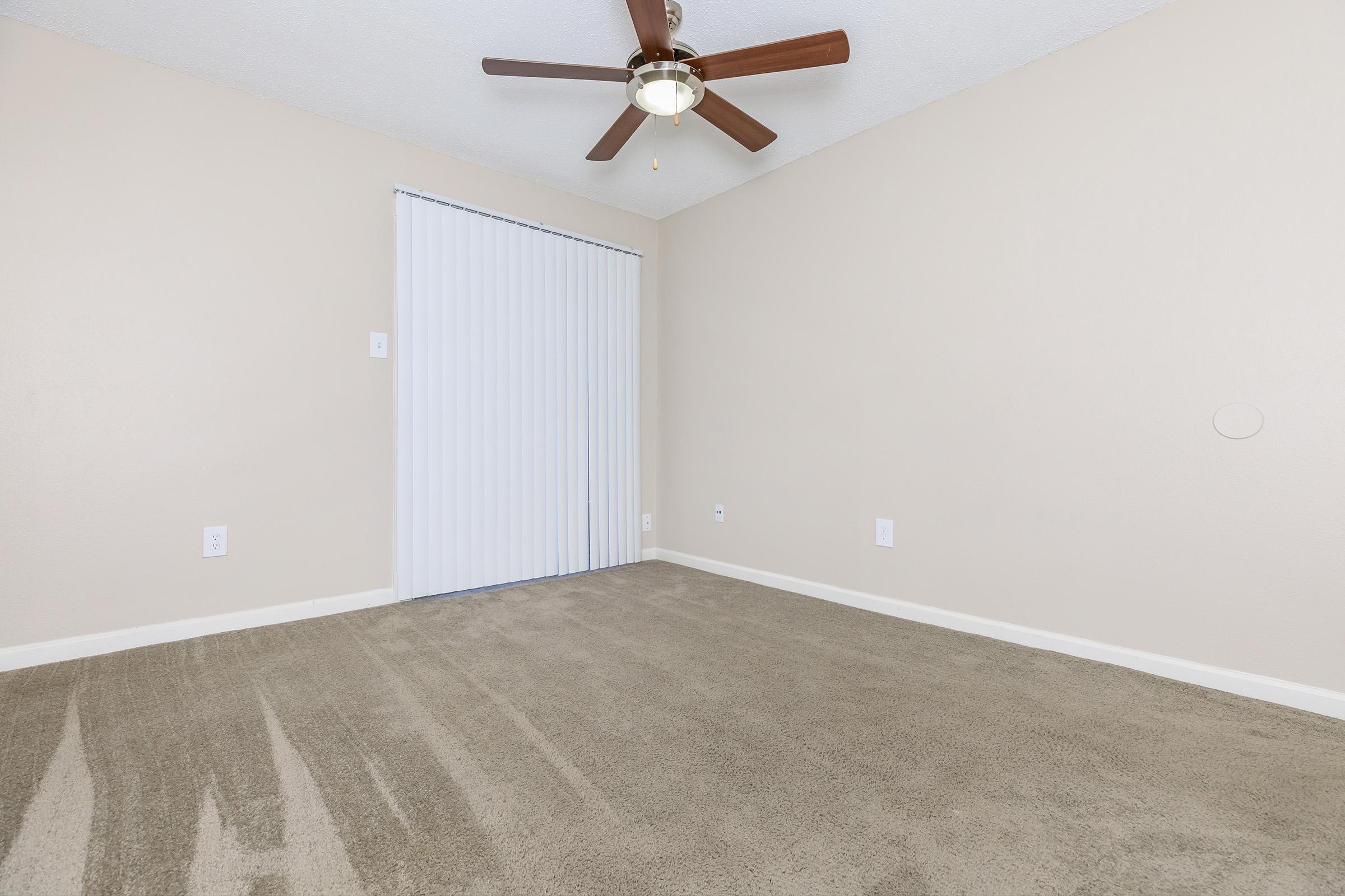 a close up of an empty room