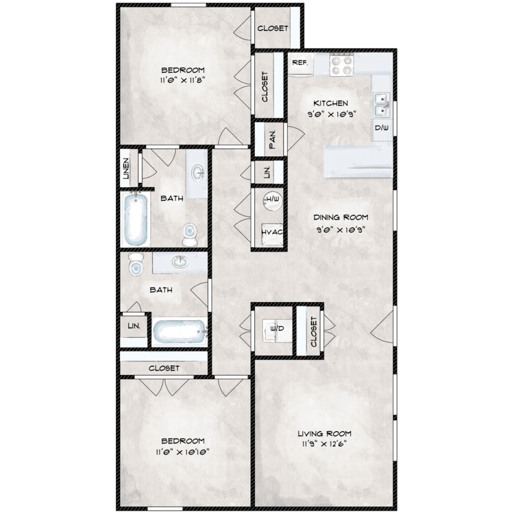 Cypress floor plan image