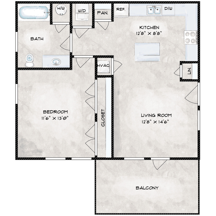 Live Oak floor plan image