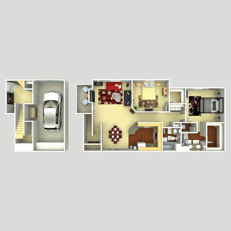 Floor plan image of Tuscany U