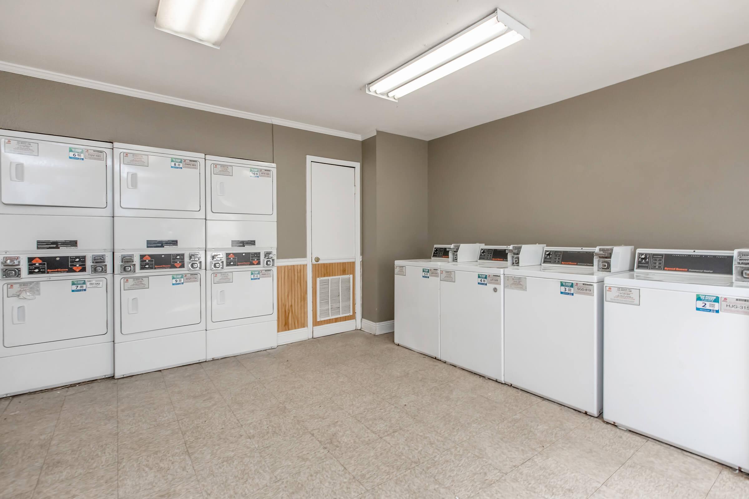 a refrigerator in a kitchen