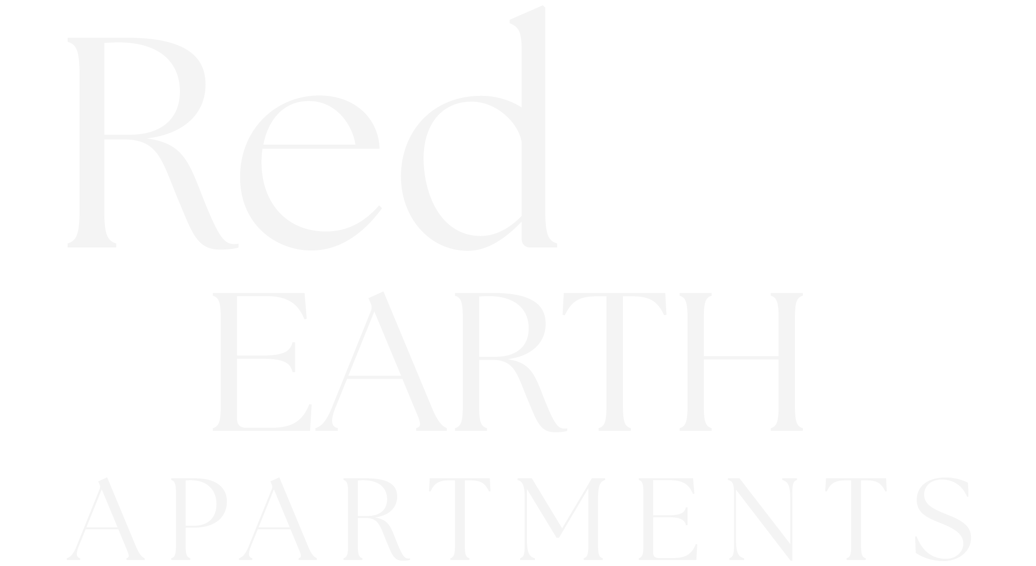 Red Earth Apartments ebrochure logo