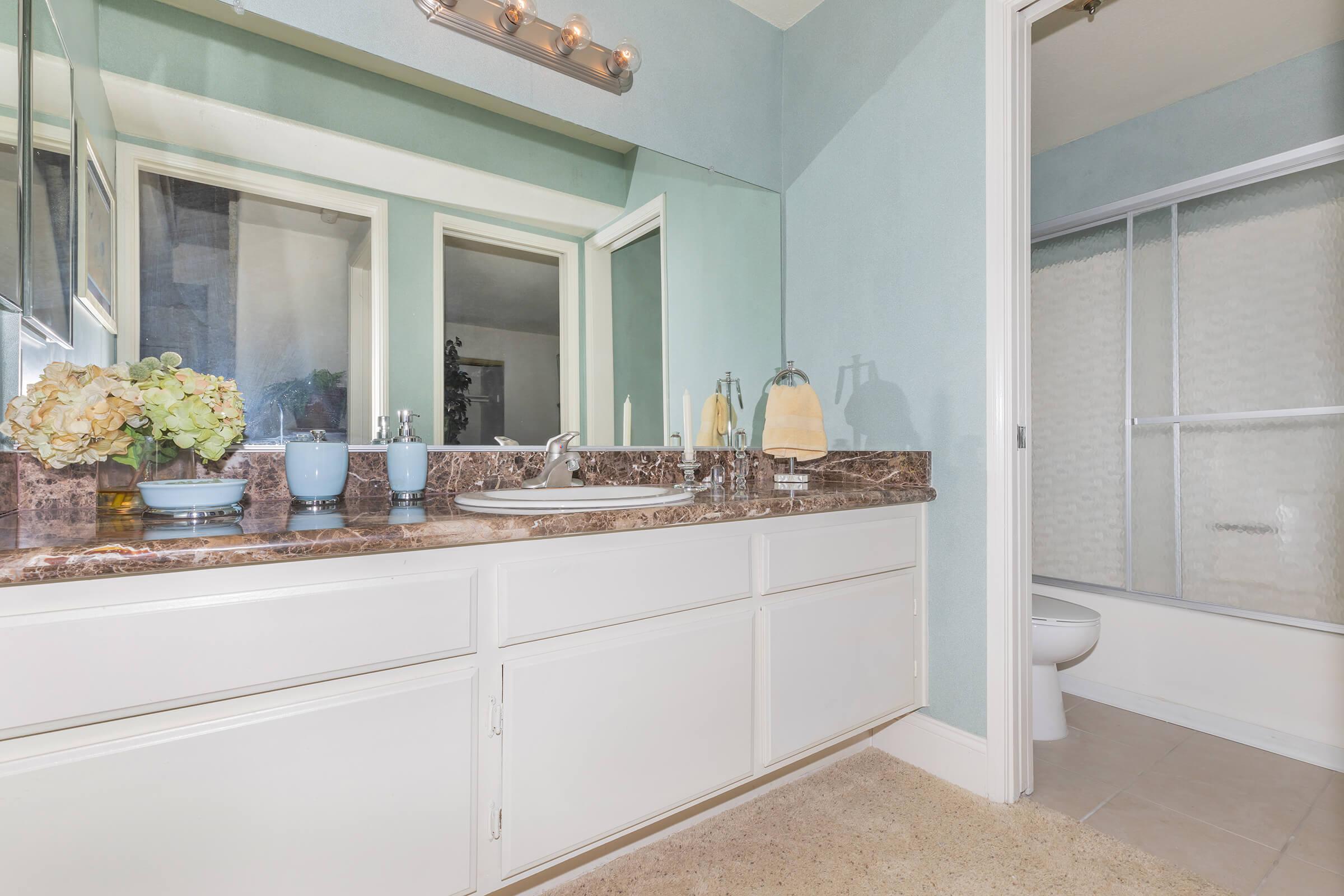 a kitchen with a sink and a window