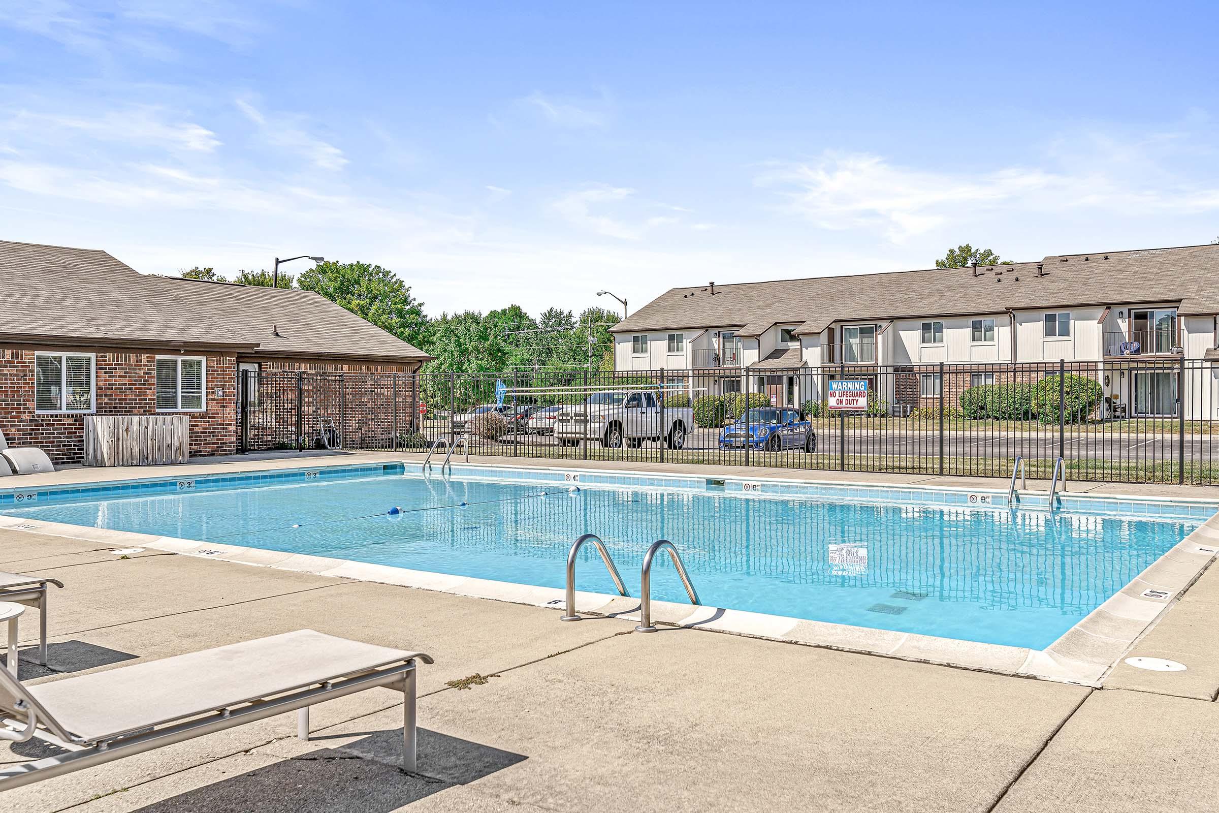 a large pool of water