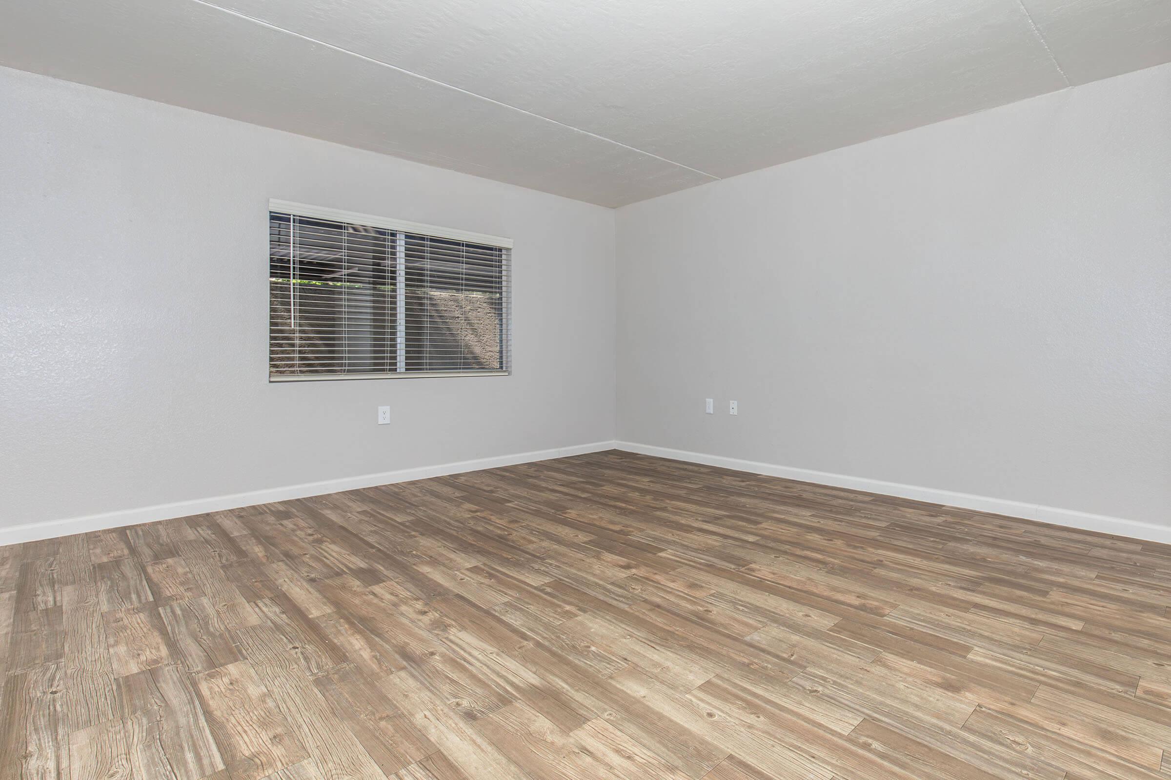 a room with a wooden floor