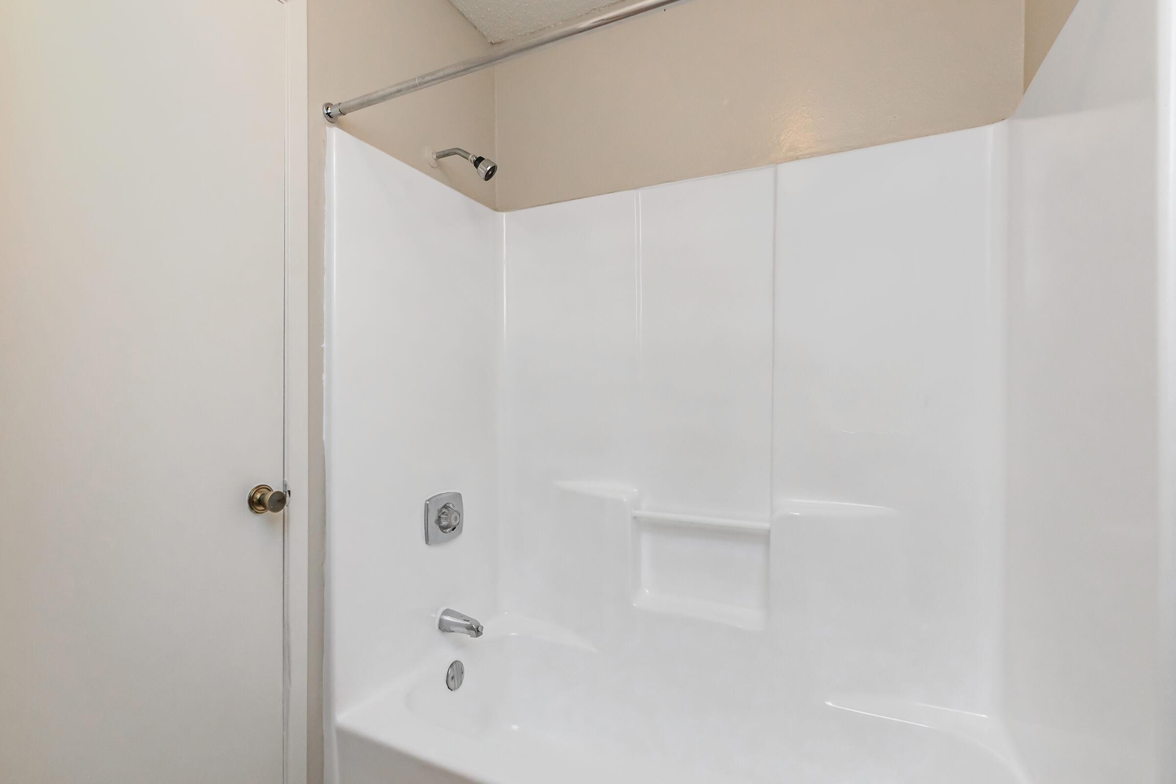 a close up of a shower in a room