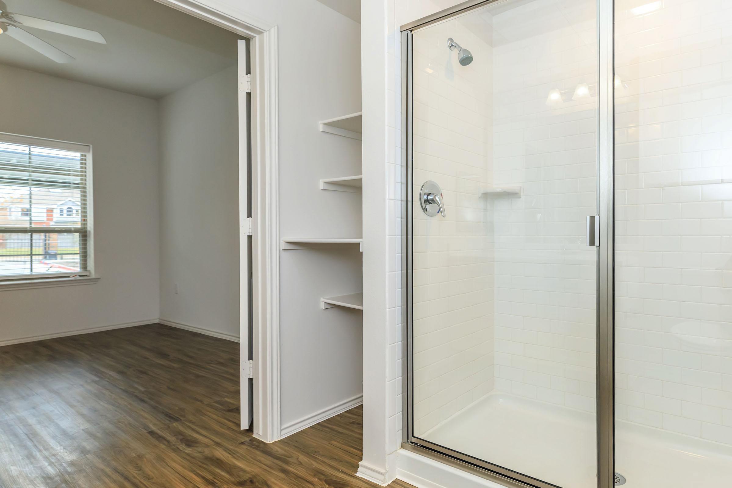 Walk-in Showers Available