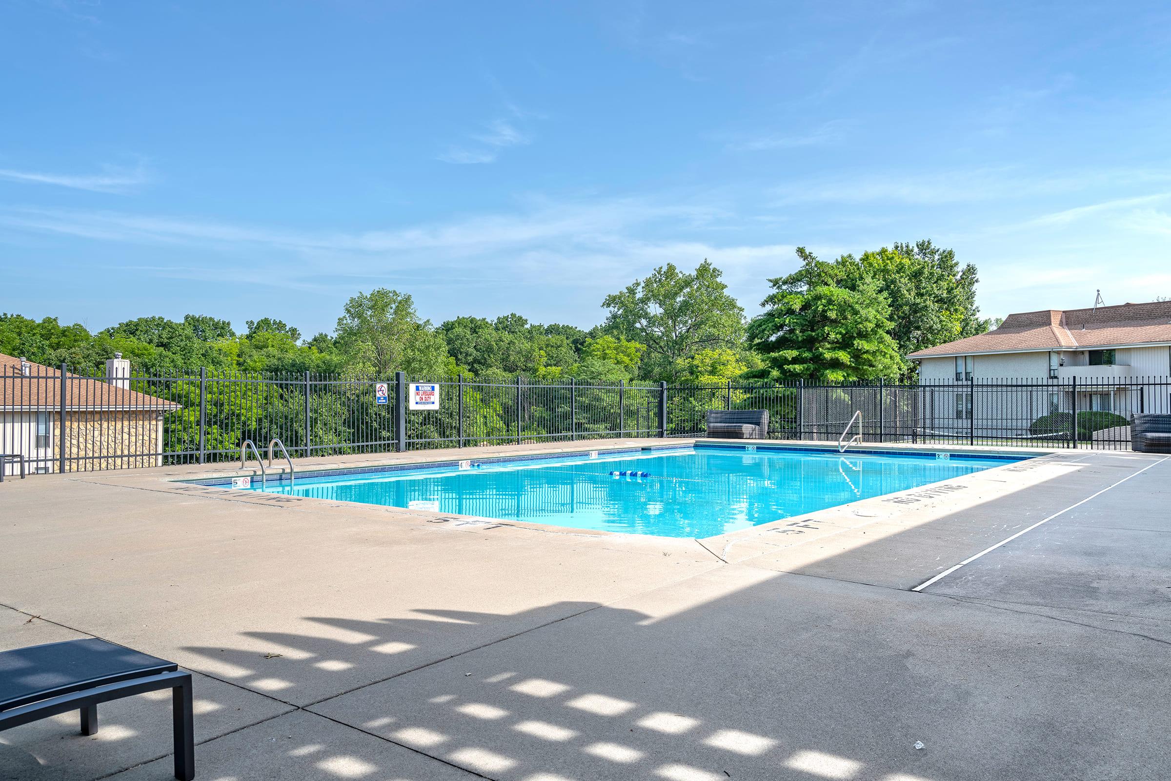 an empty pool