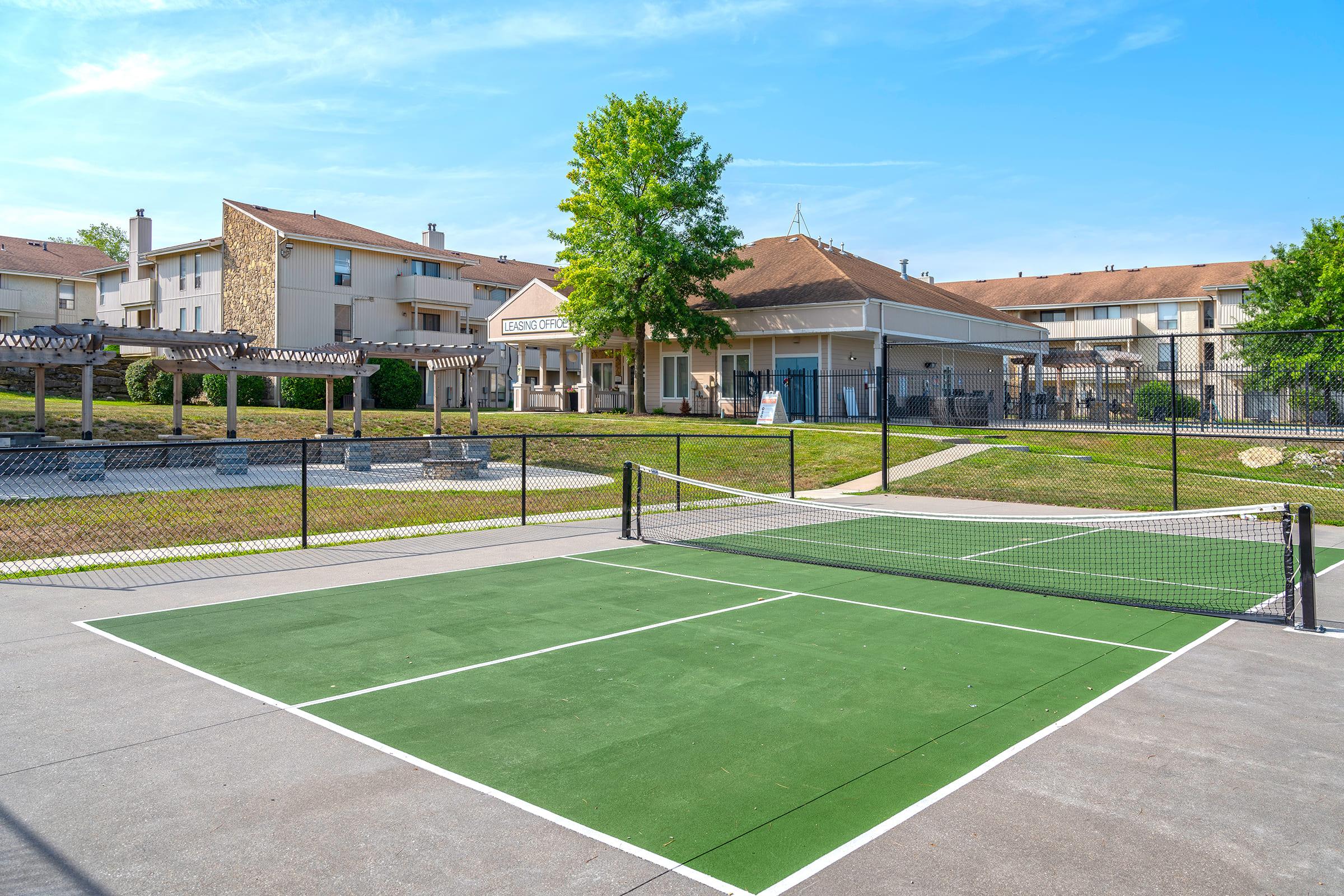 a large lawn in front of a building