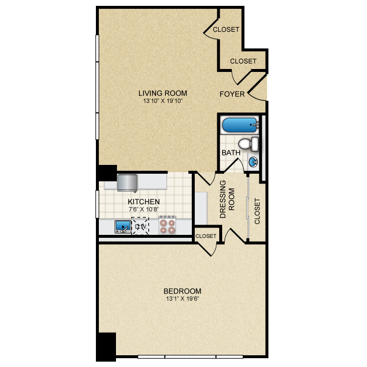 Floor plan image of A1