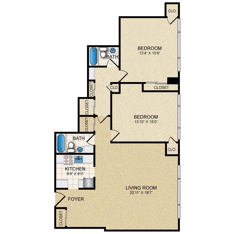 Floor plan image of B1