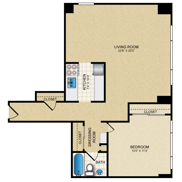 Floor plan image of A2