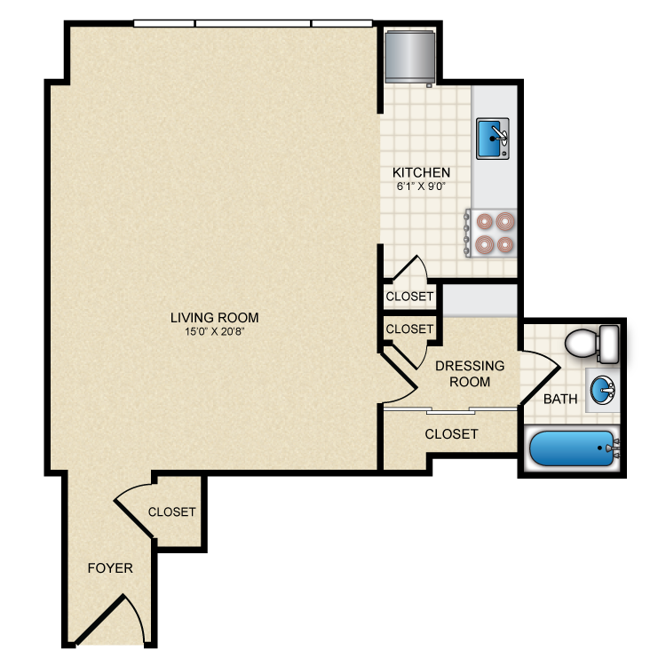 Floor plan image of S1