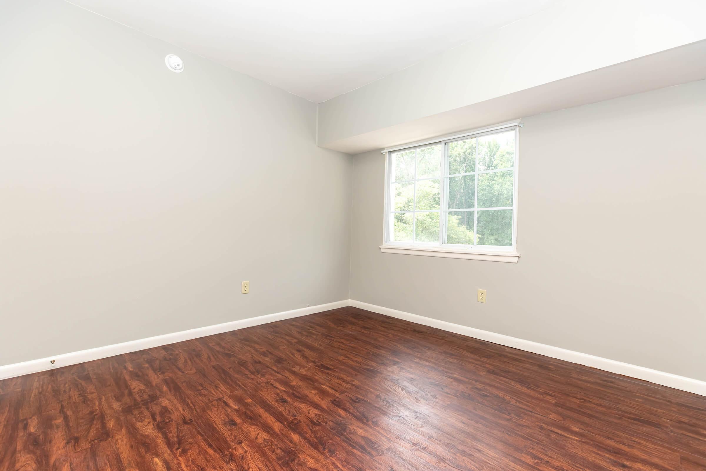 a room with a wooden floor