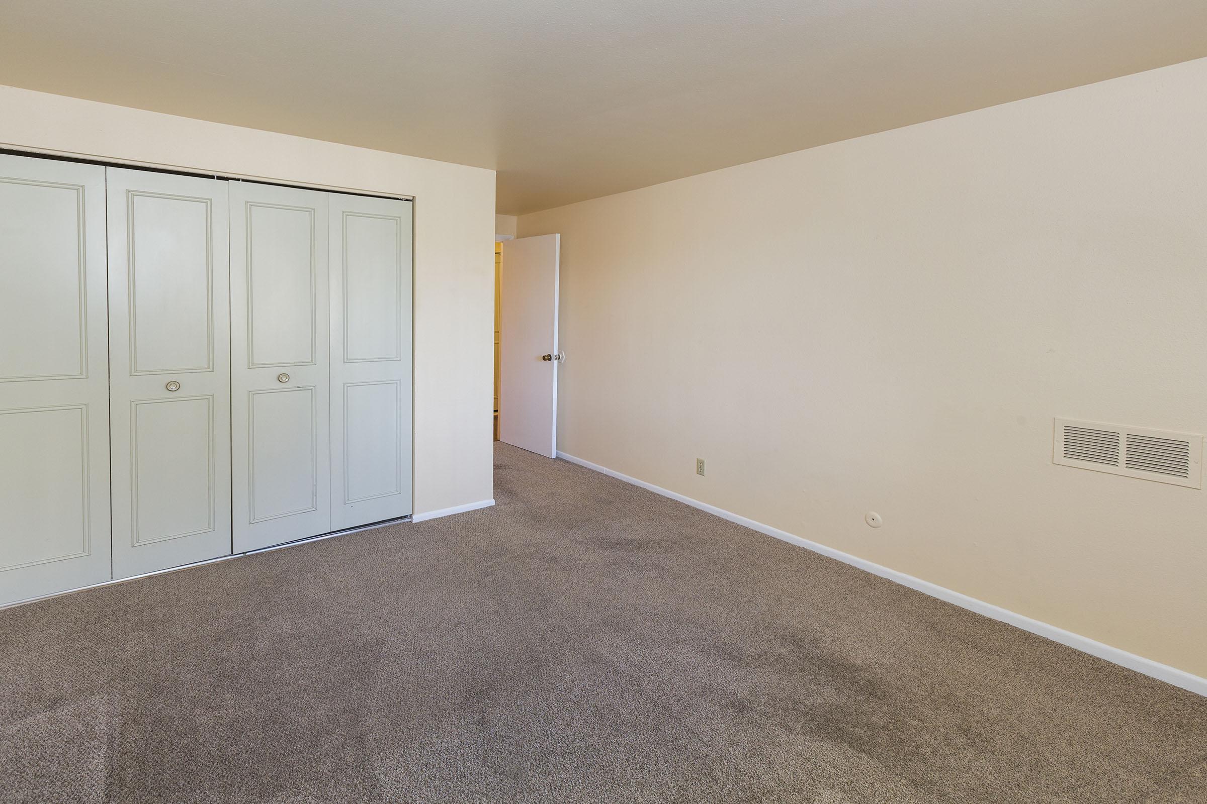 a door in a room