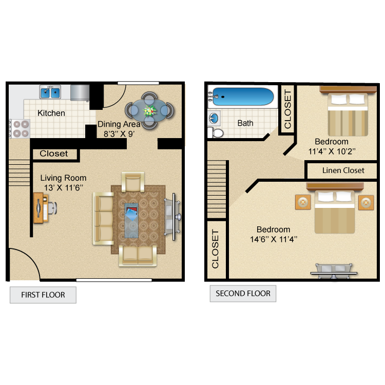 Floor plan image of The Monroe