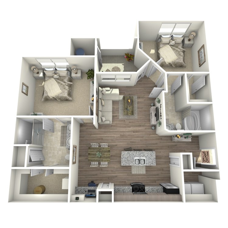 Floor plan image of St. George