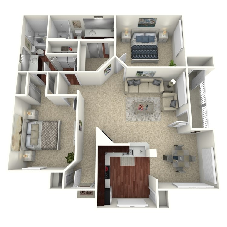Floor plan image of B2R