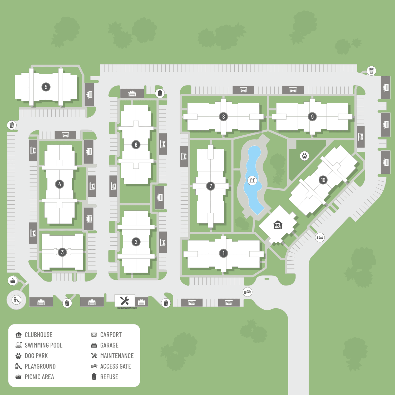 We make every effort to make our website accessible to anybody, especially those with disabilities. If you have question in terms of the relative location of an amenity or apartment home, please give us a call.