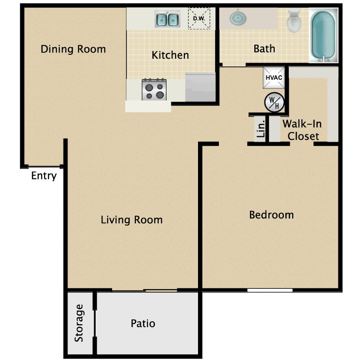 Floor plan image of Floor Plan D