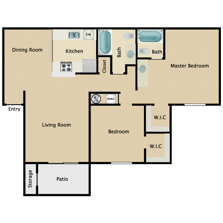 Floor plan image of Floor Plan B