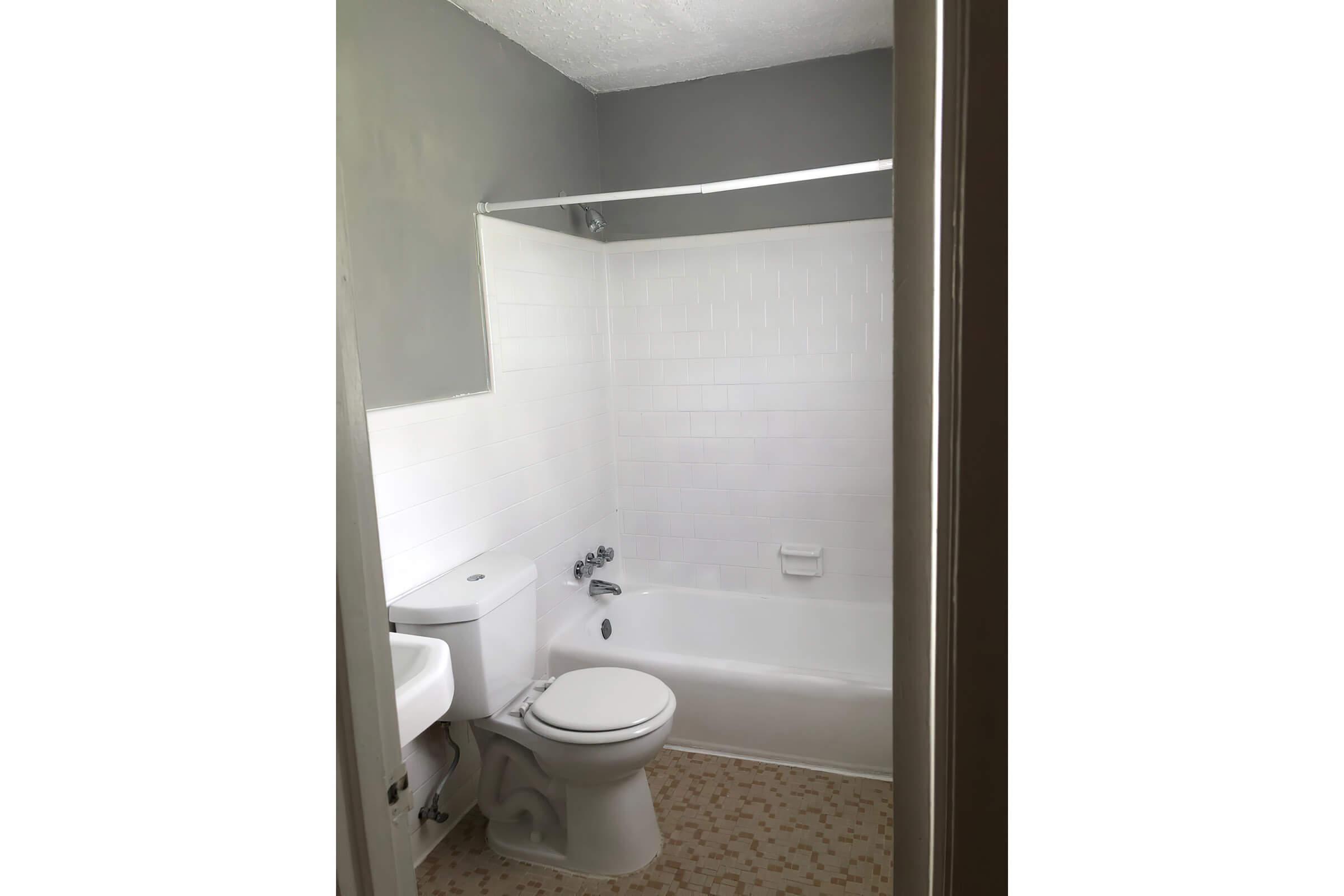 a glass shower door