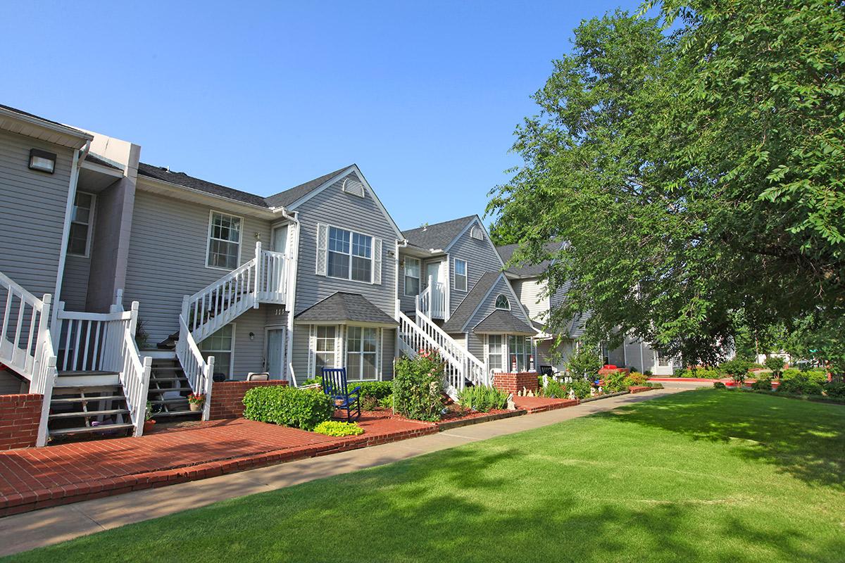 a large lawn in front of a house