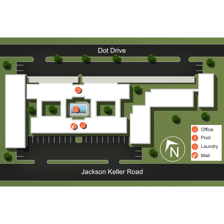 We make every effort to make our website accessible to anybody, especially those with disabilities. If you have question in terms of the relative location of an amenity or apartment home, please give us a call.