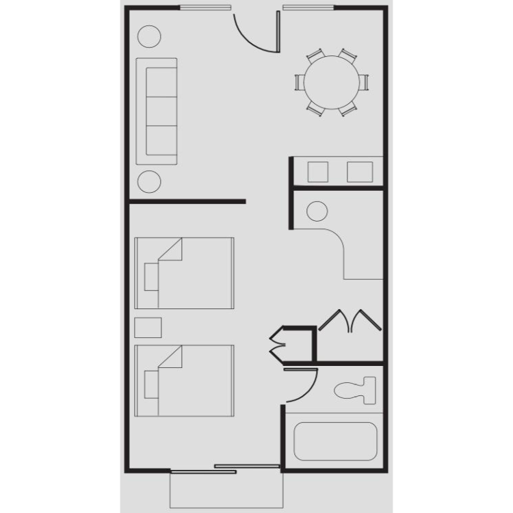 Floor plan image of The Tower Studio