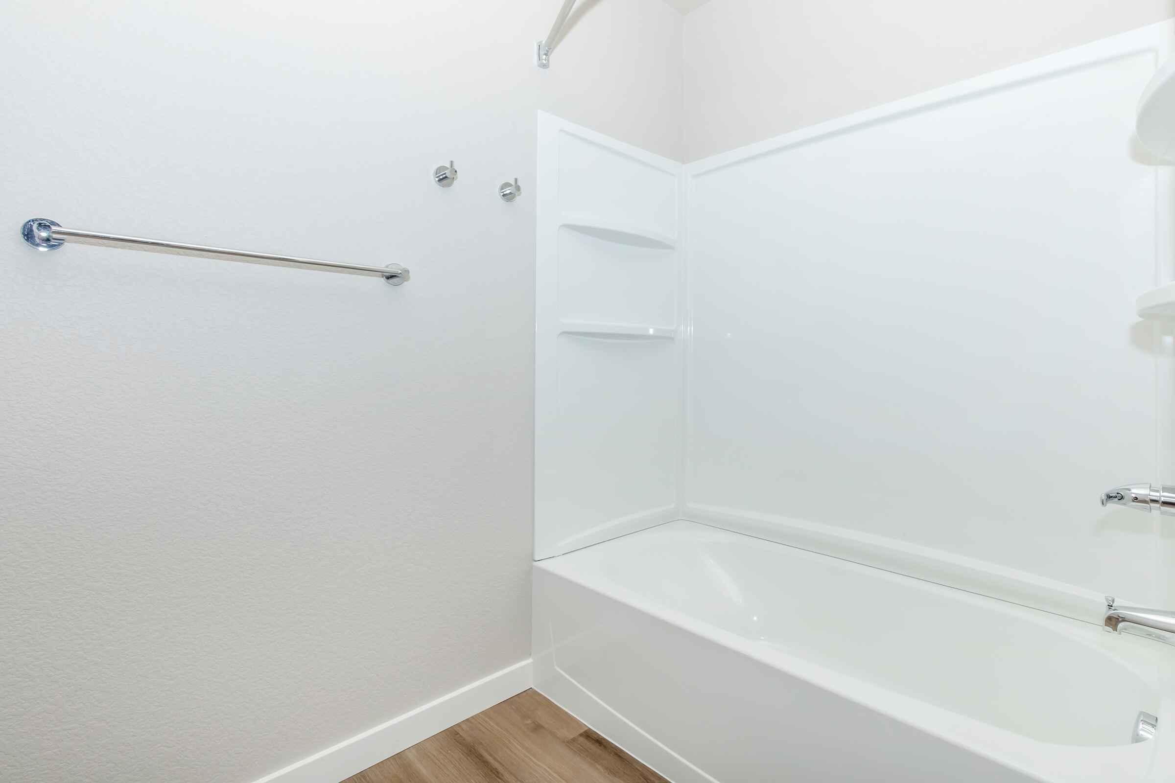 a close up of a shower in a room