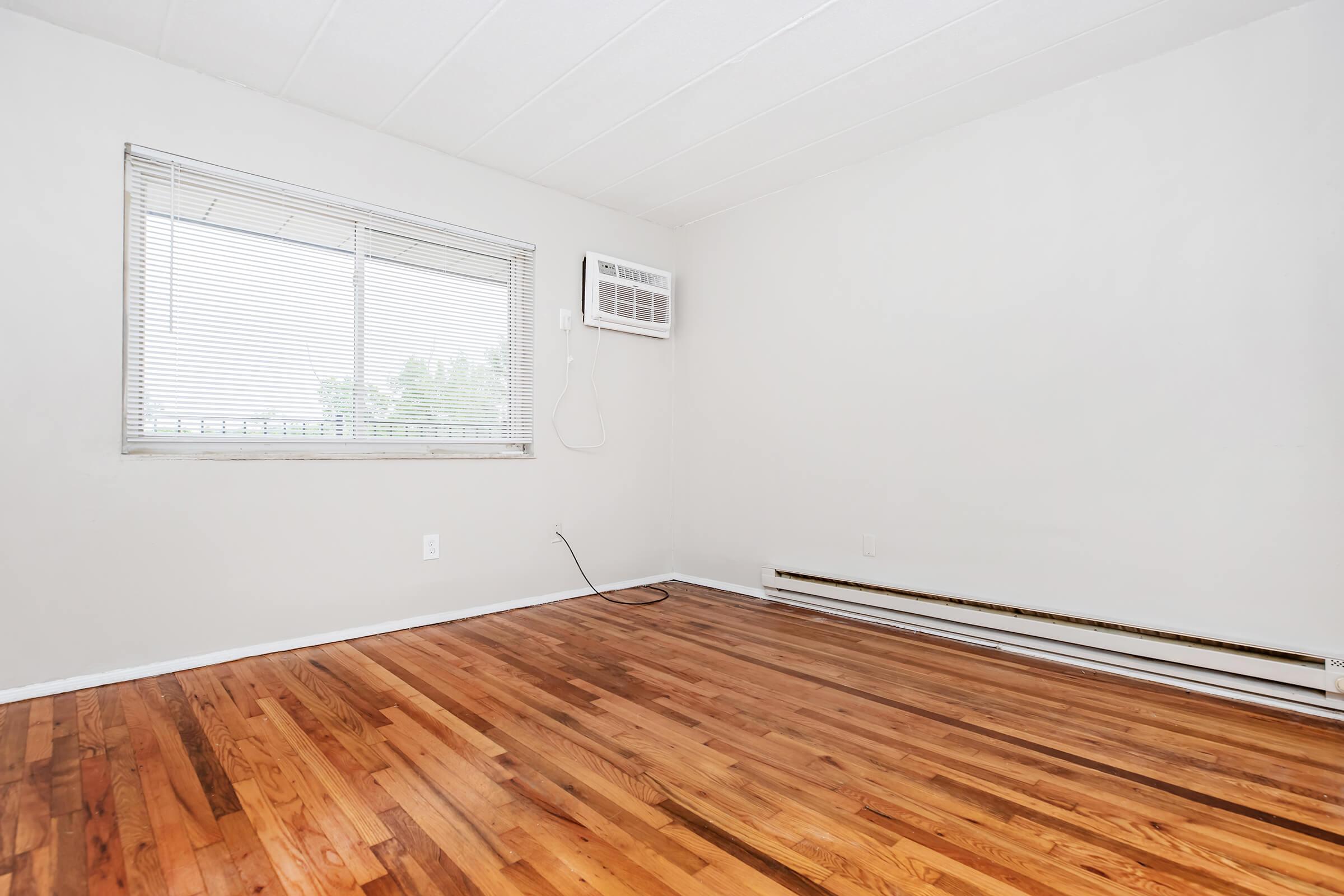 a room with a wooden floor