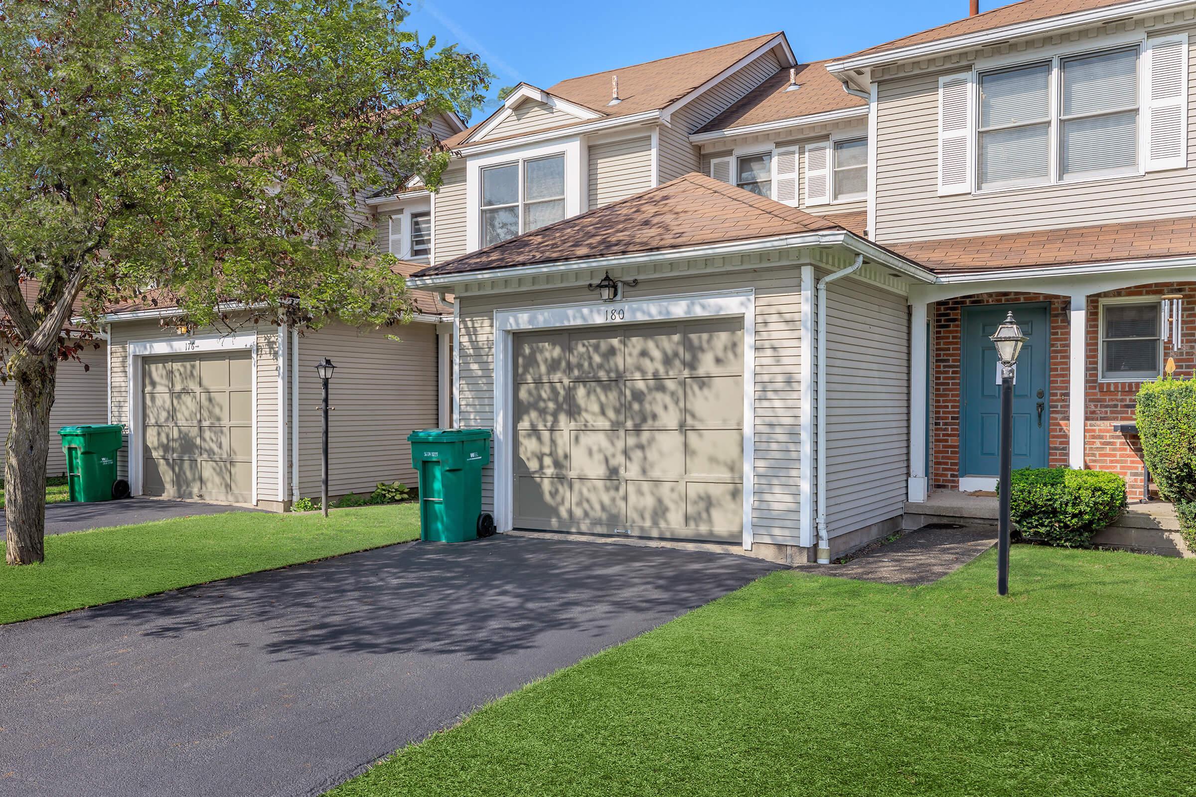 a large lawn in front of a house