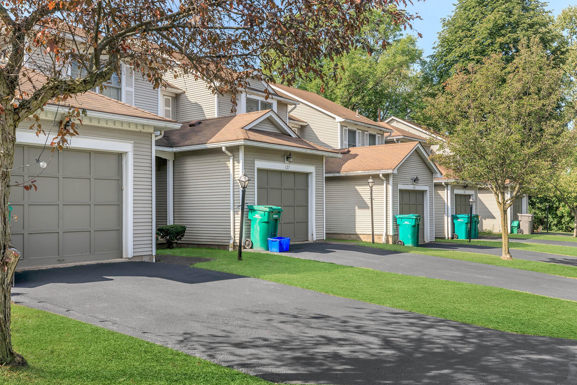 a large lawn in front of a house