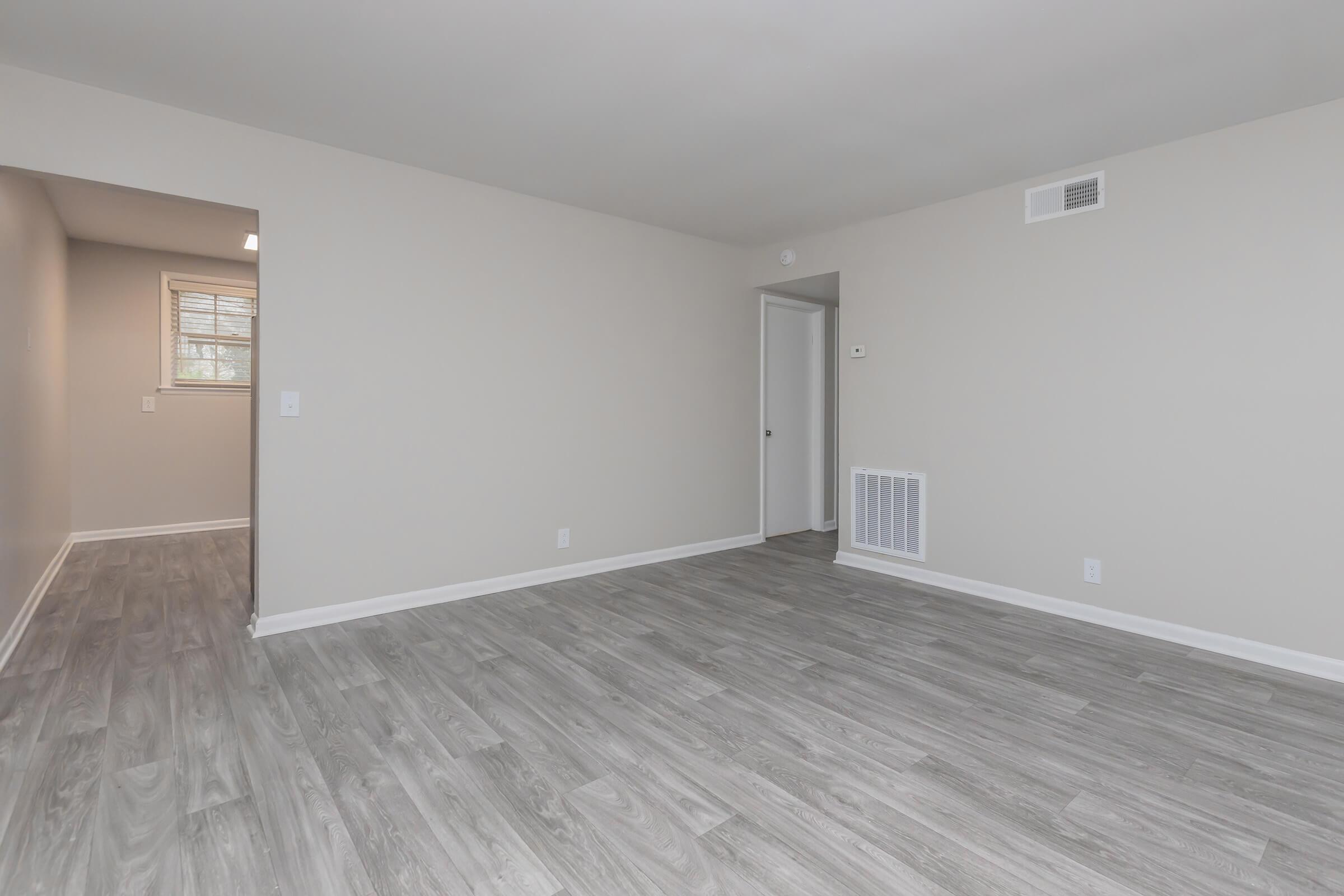 Living room in The Nash apartment.