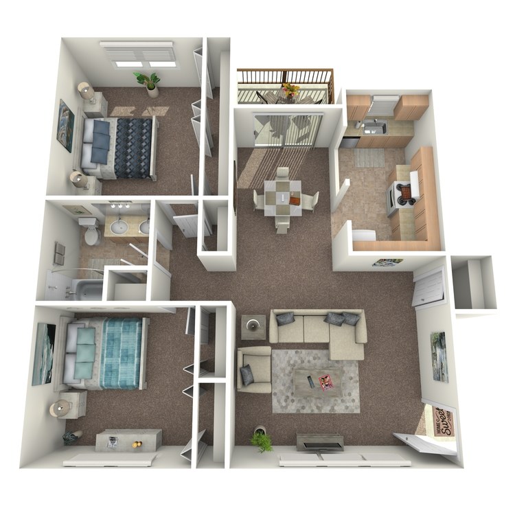 Floor plan image of B2