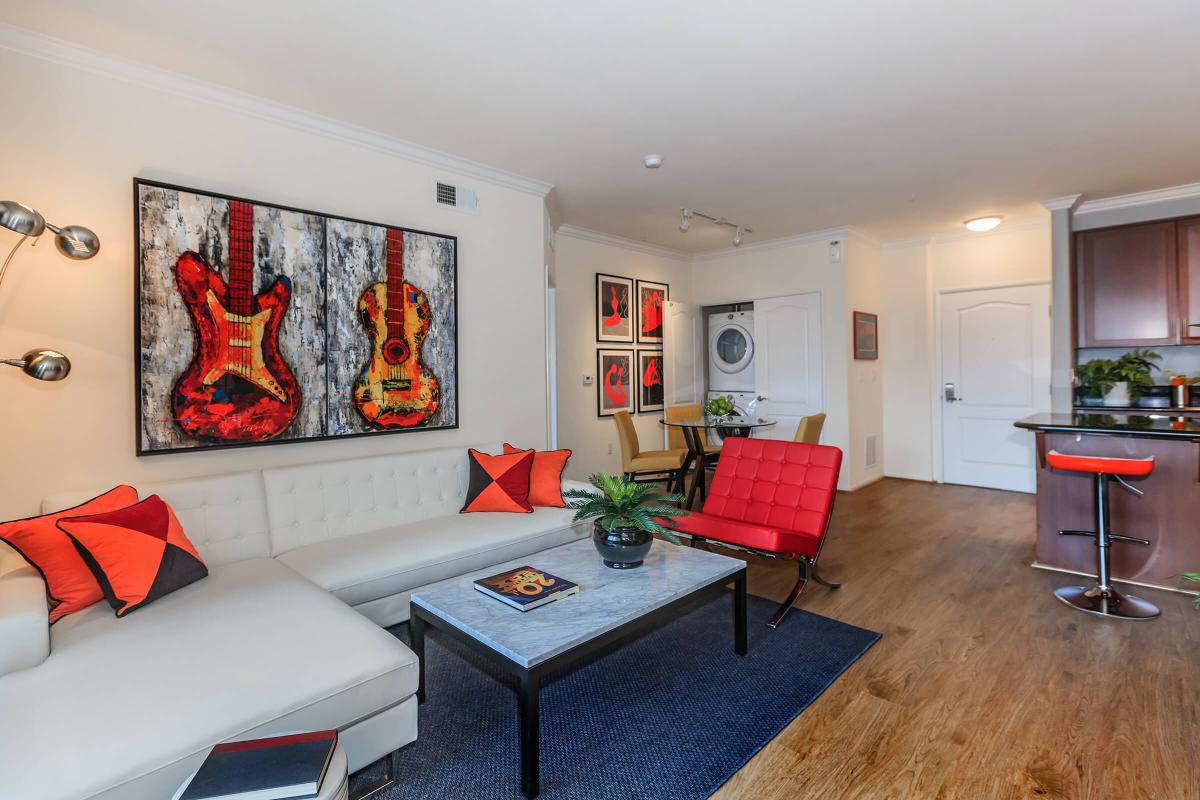 Broadway Palace Apartments - Living Room