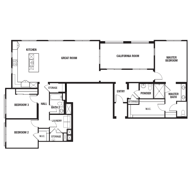 Floor plan image of Plan 2A