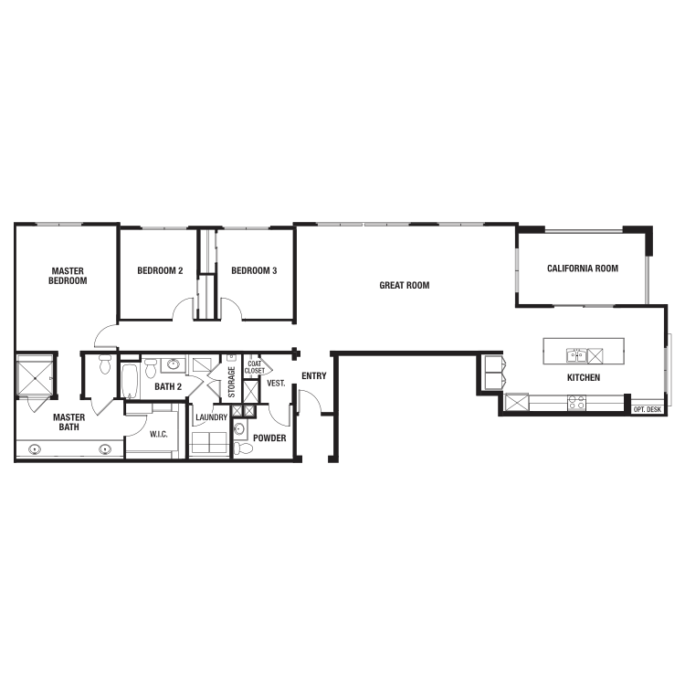 Floor plan image of Plan 3A
