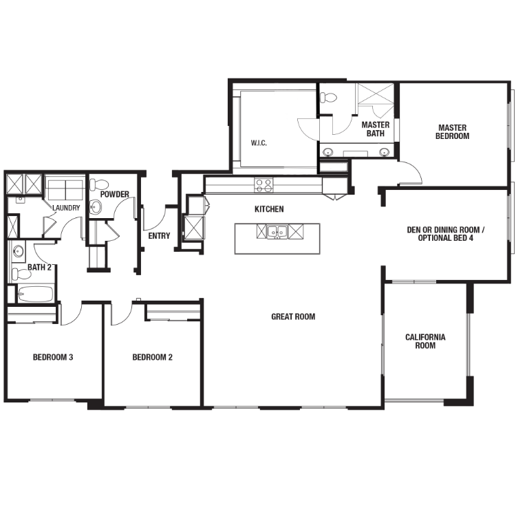 Floor plan image of Plan 4A