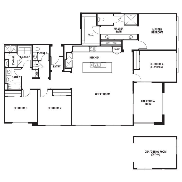 Floor plan image of Plan 4A