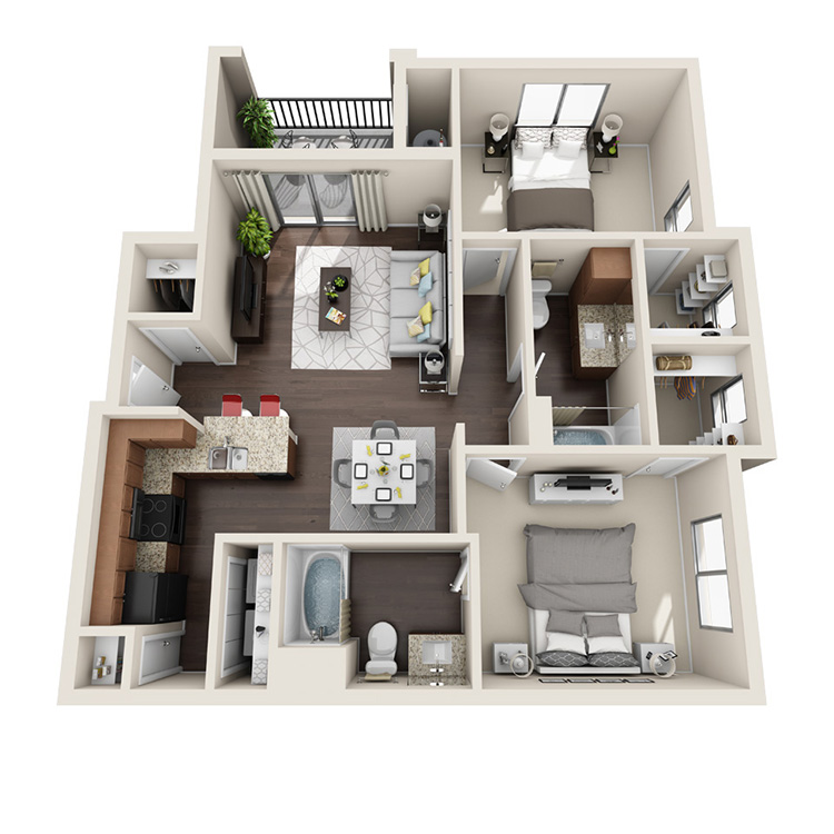 Floor plan image of B2