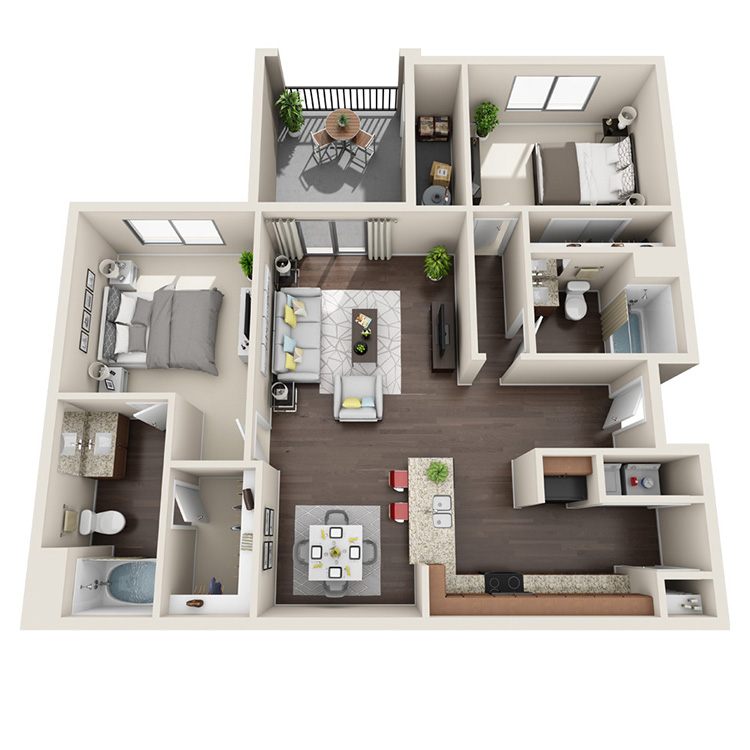 Floor plan image of B3