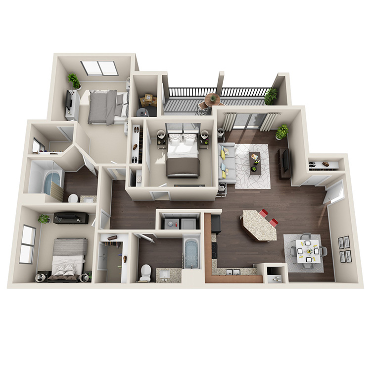 Floor plan image of C1