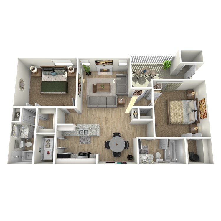 Floor plan image of B1B