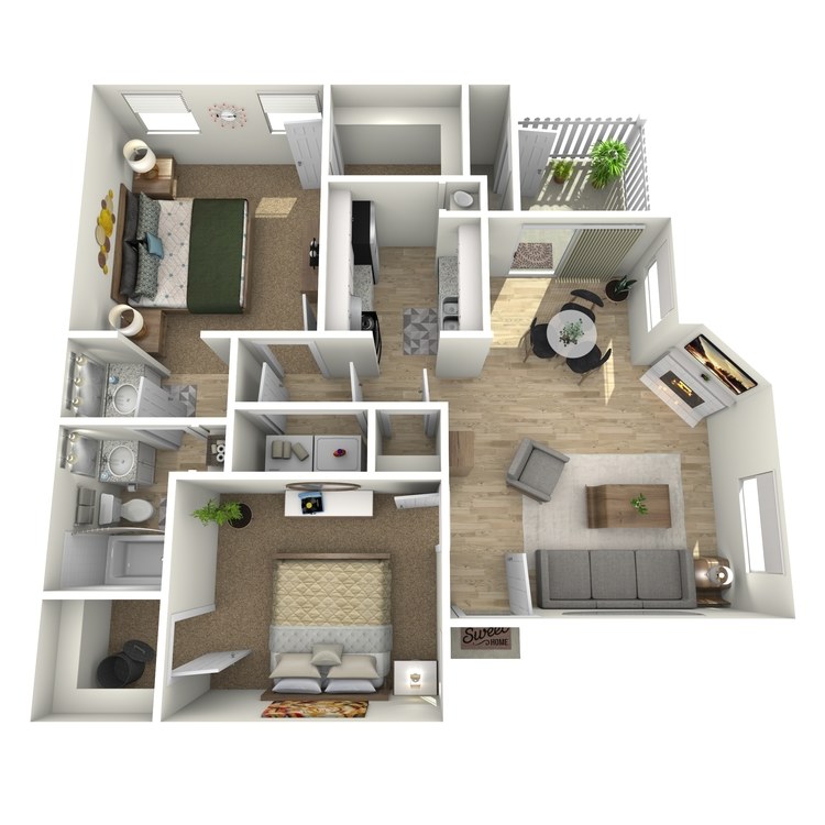 Floor plan image of B2