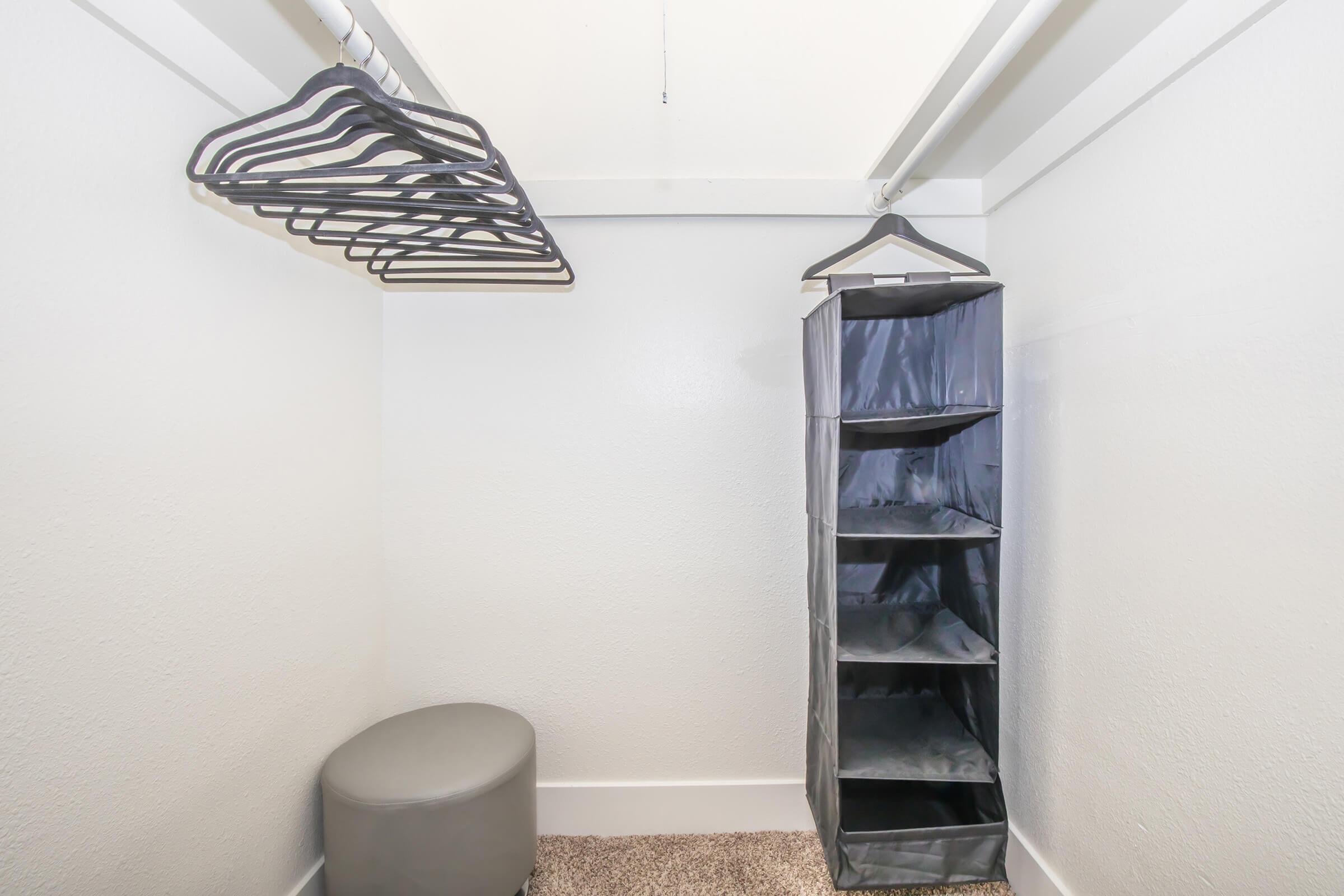 LARGE WALK-IN CLOSETS