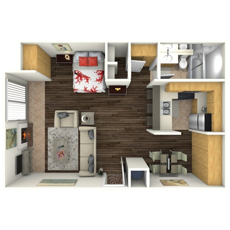 Floor plan image of Studio H
