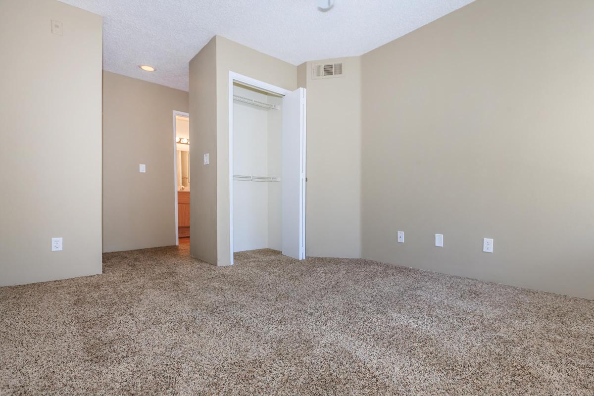 a double door in a room