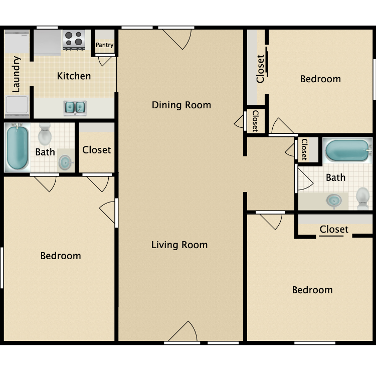 Floor plan image of D