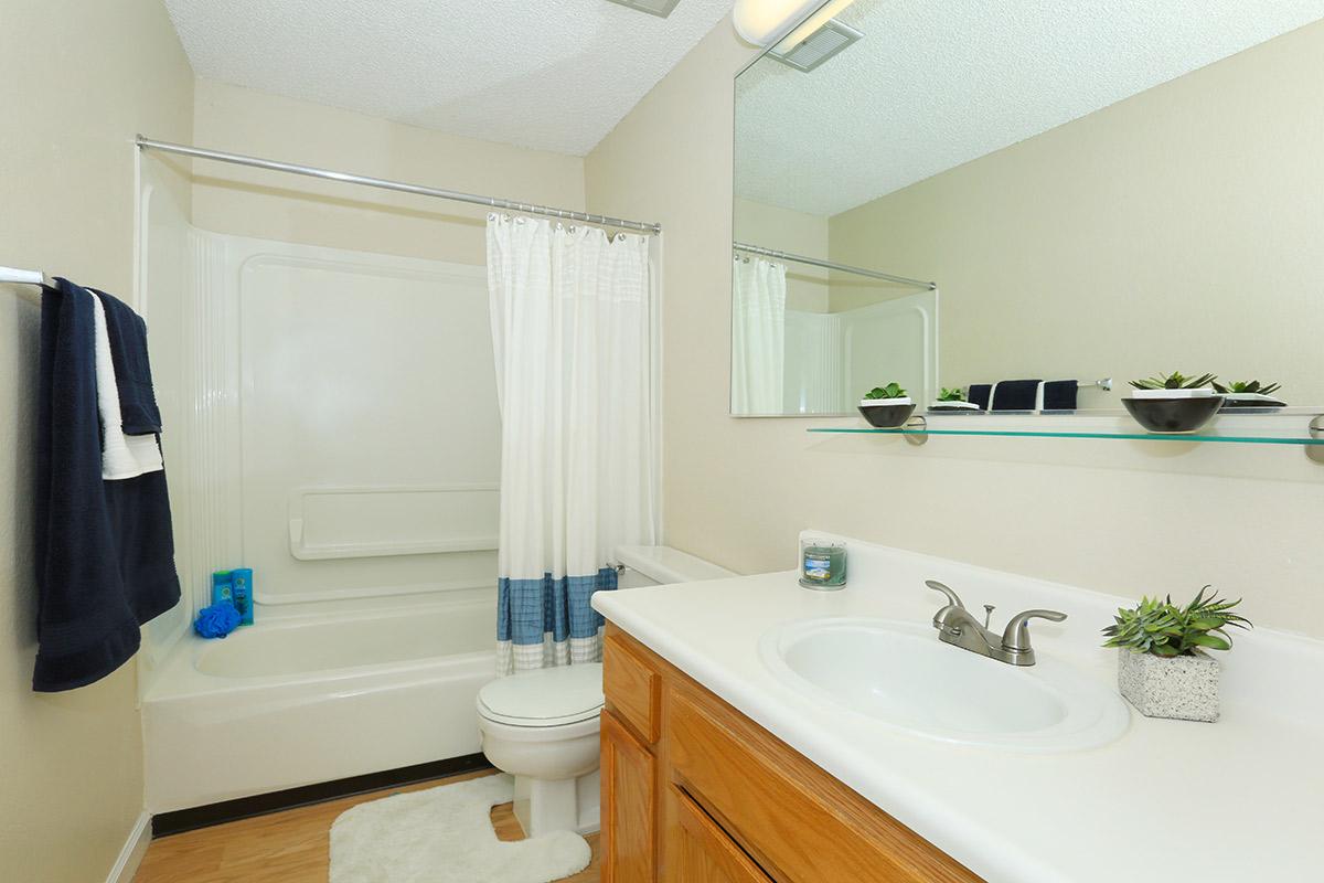 We feature modern bathrooms at Prescott Pointe